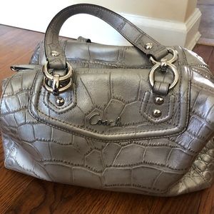 Coach barrel style bag